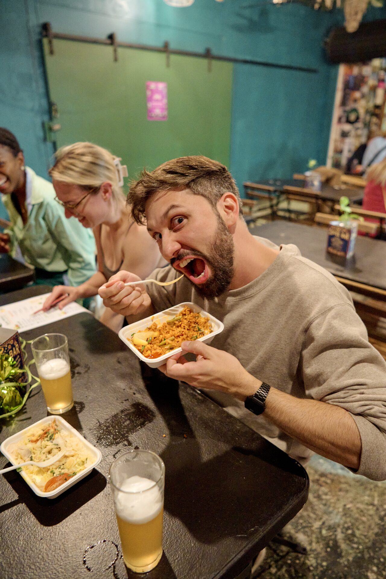 Uma experiência compartilhada com comida brasileira