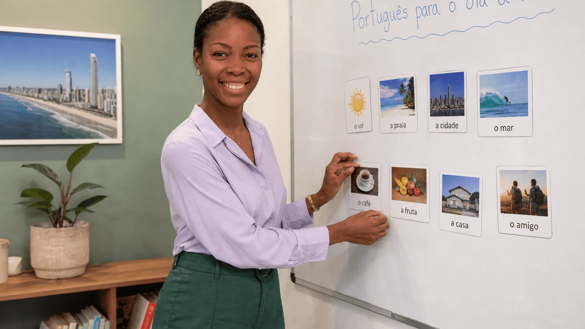 Brazilian Portuguese lessons in Arundel - online and in-person Gold Coast options with Barbara Sharon