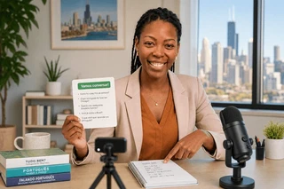 Aprenda português brasileiro em Chicago | Aulas online - aulas de português brasileiro com Barbara Sharon