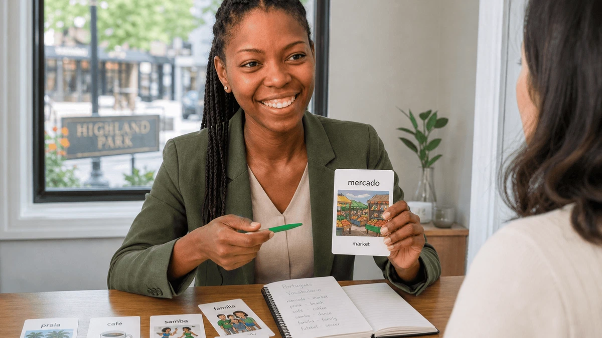 Brazilian Portuguese lessons in Highland Park - online and in-person Gold Coast options with Barbara Sharon