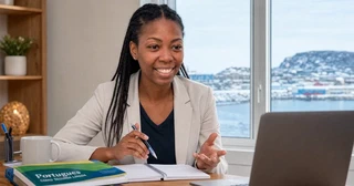 Barbara Sharon, profesora y tutora de portugués brasileño