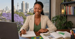 Barbara Sharon, profesora y tutora de portugués brasileño