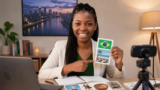 Barbara Sharon, professora e tutora de português brasileiro