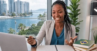 Barbara Sharon, profesora y tutora de portugués brasileño