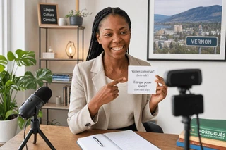 Aprenda português brasileiro em Vernon | Aulas online particulares e em grupo - aulas de português brasileiro com Barbara Sharon
